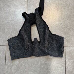 Black Sparkly Corset Top